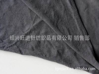 紹興旺進針紡織品 廠家直供漂白色32S全滌紗汗布，140克高品質針織面料解析